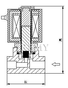 ZS直动式电磁阀 结构图