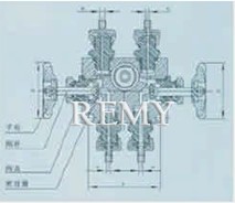 4ZHJ-16T组合液面阀 结构图