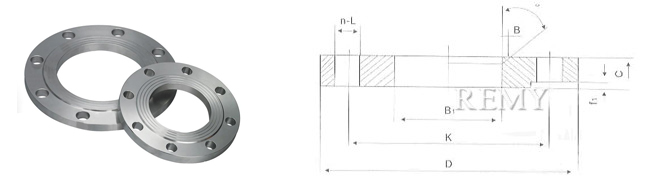HG20593-97 PN0.6MPa9(6bar)板式平焊钢管法兰（PL） 