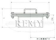 GRK型罐壁人孔 结构图