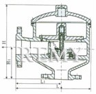 HX7型带接管呼出阀 DN50-300