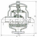 HXF1型阻火呼吸阀 DN50-400
