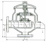 HX3型带吸入接管呼吸阀 DN50-250