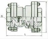 Y13X-10/16 固定比例式减压阀 外形尺寸图