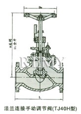 TJ40H手动调节平衡阀 结构图