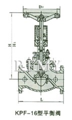 KPF-16型平衡阀 结构图