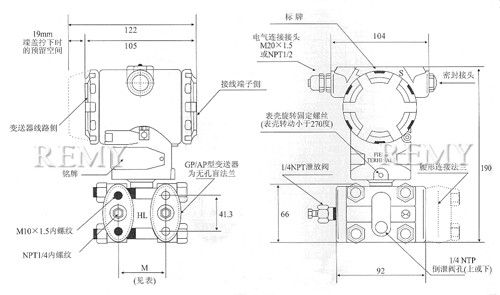 外形安装尺寸图