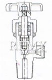 QF-99型针形式氢气瓶阀 结构图