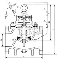 100D 定水位阀 结构图