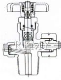 QF-5T型天然气气瓶阀 结构图