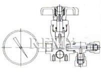 QF-T3C2型天然气充气阀 结构图