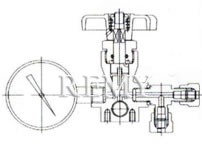 QF-T3C2型天然气充气阀 结构图