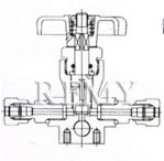 QF-T3C5型天然气充气阀 结构图