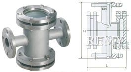 HGS07-103型钢制直通视镜  PN=0.6MPa