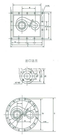 FY液下泵 外形及安装尺寸图2