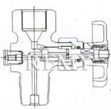 QF-73乙炔气瓶阀 尺寸图